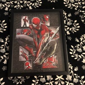 marvel spiderman wall art
